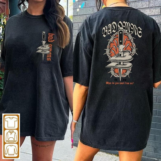 Bad Omens Band Love Killer Tee 2023 Shirt - A Tour Of The Concrete Jungle Tour 2023, 2 Sided Design, Comfort Hoodie