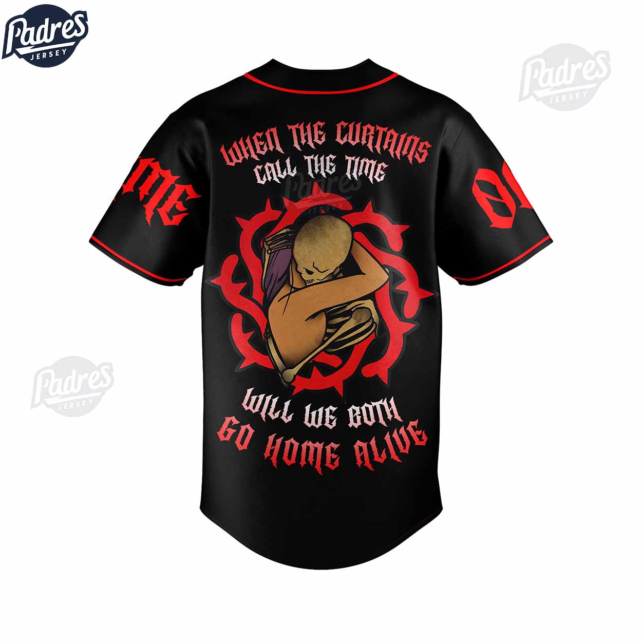 Bad Omens The Death Of Peace Of Mind Custom Baseball Jersey Shirt (Image 2)