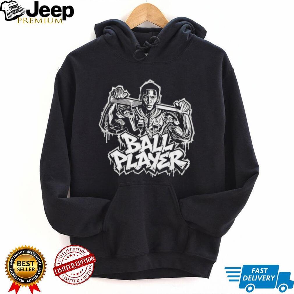 Ball Player Street Graffiti Style Urban Athlete T Shirt