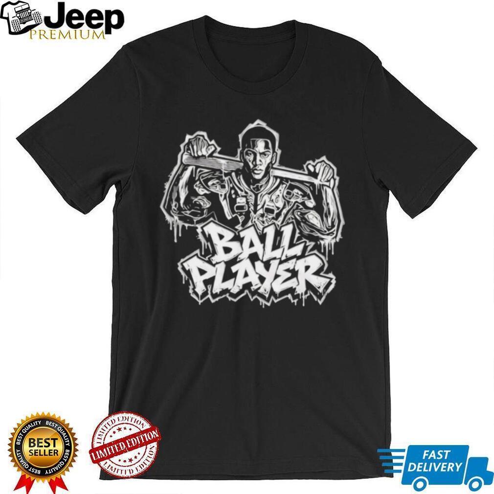 Ball Player Street Graffiti Style Urban Athlete T Shirt