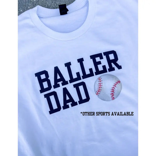 Baller Dad Graphic Top