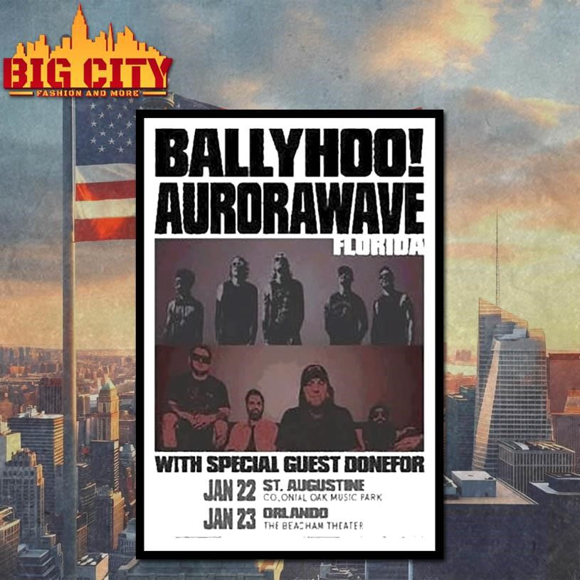 Ballyhoo! And Aurorawave Jan 22 2026 In St. Augustine Fl Shirt