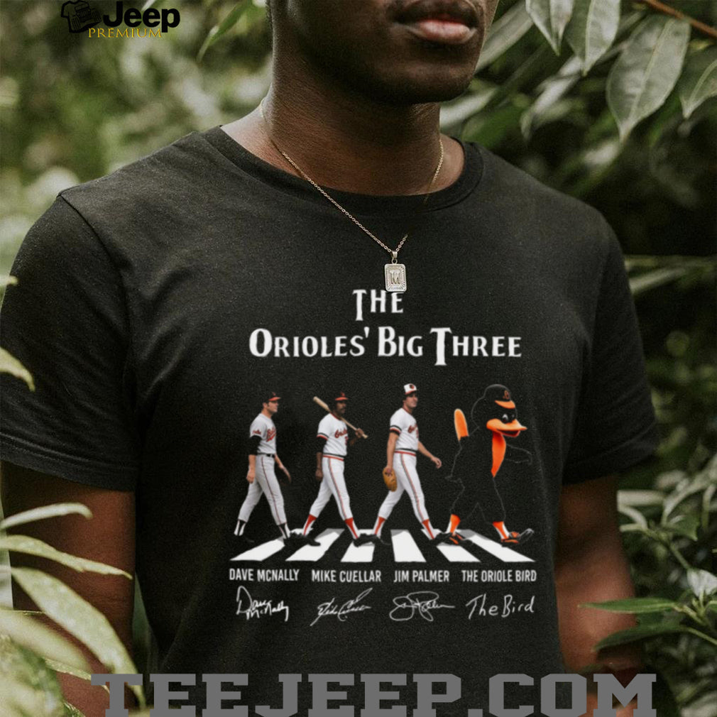 Baltimore Orioles Big Three Historic 1971 Vintage Retro MLB Baseball Team Fan Men Women Shirt