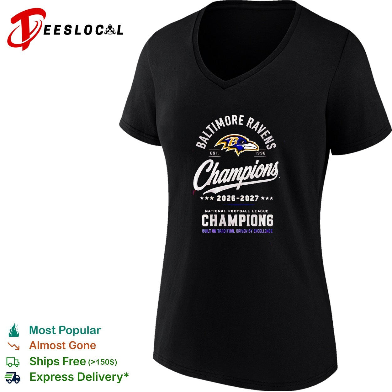 Baltimore Ravens champions 2026 2027 shirt