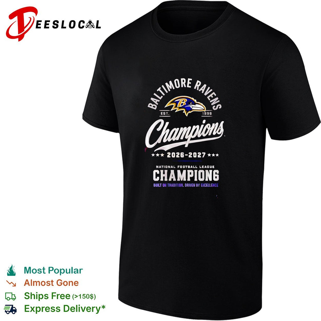 Baltimore Ravens champions 2026 2027 shirt