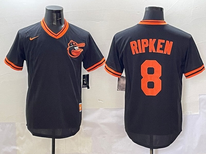 Baltimore Orioles #8 Cal Ripken Orioles Adult Style 2