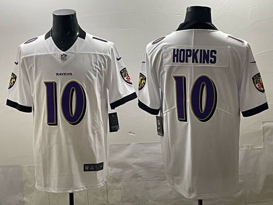 Baltimore Ravens #10 DeAndre Hopkins Ravens V2