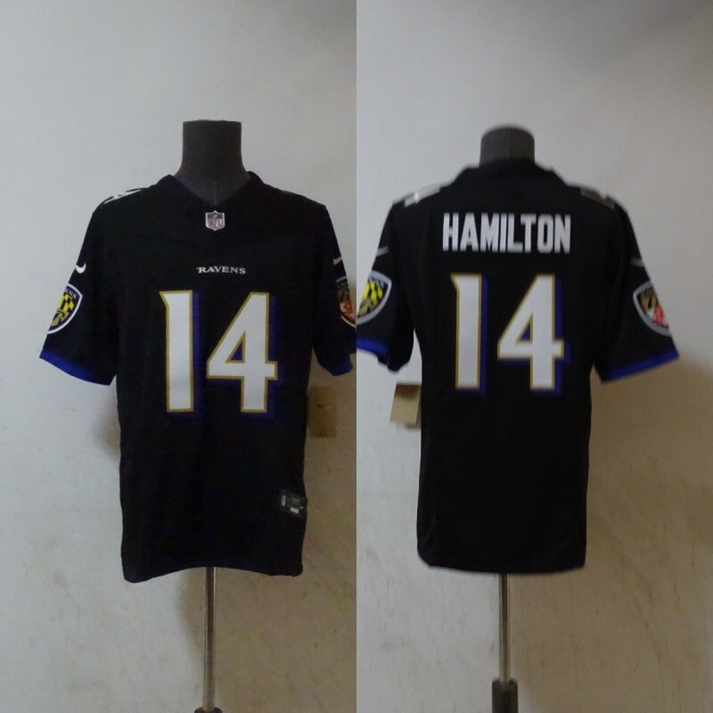 Baltimore Ravens #14 Kyle Hamilton Ravens 3 Edition Style 1