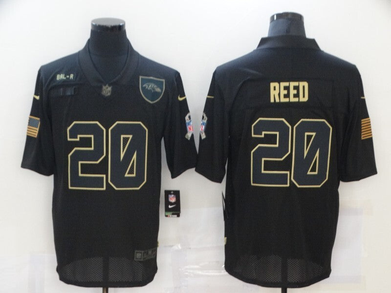Baltimore Ravens #20 Reed 20 Salute 537