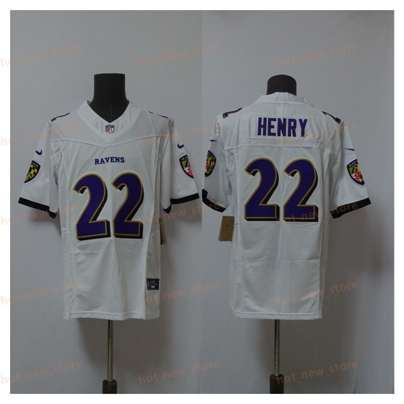 Baltimore Ravens #22 Derrick Henry Ravens 3 Edition Style 1