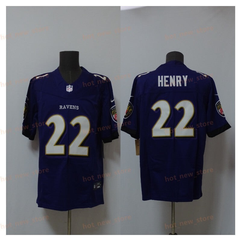 Baltimore Ravens #22 Derrick Henry Ravens 3 Edition Style 2