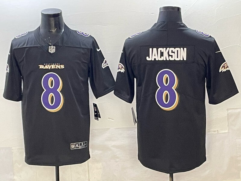 Baltimore Ravens #8 Lamar Jackson Ravens Adult