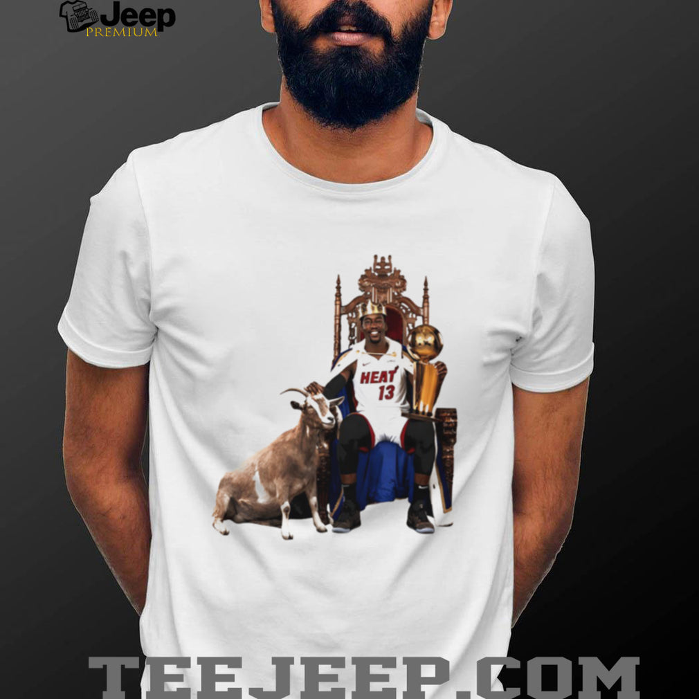 Bam Adebayo Miami Heat “King of the Court” GOAT Throne T Shirt