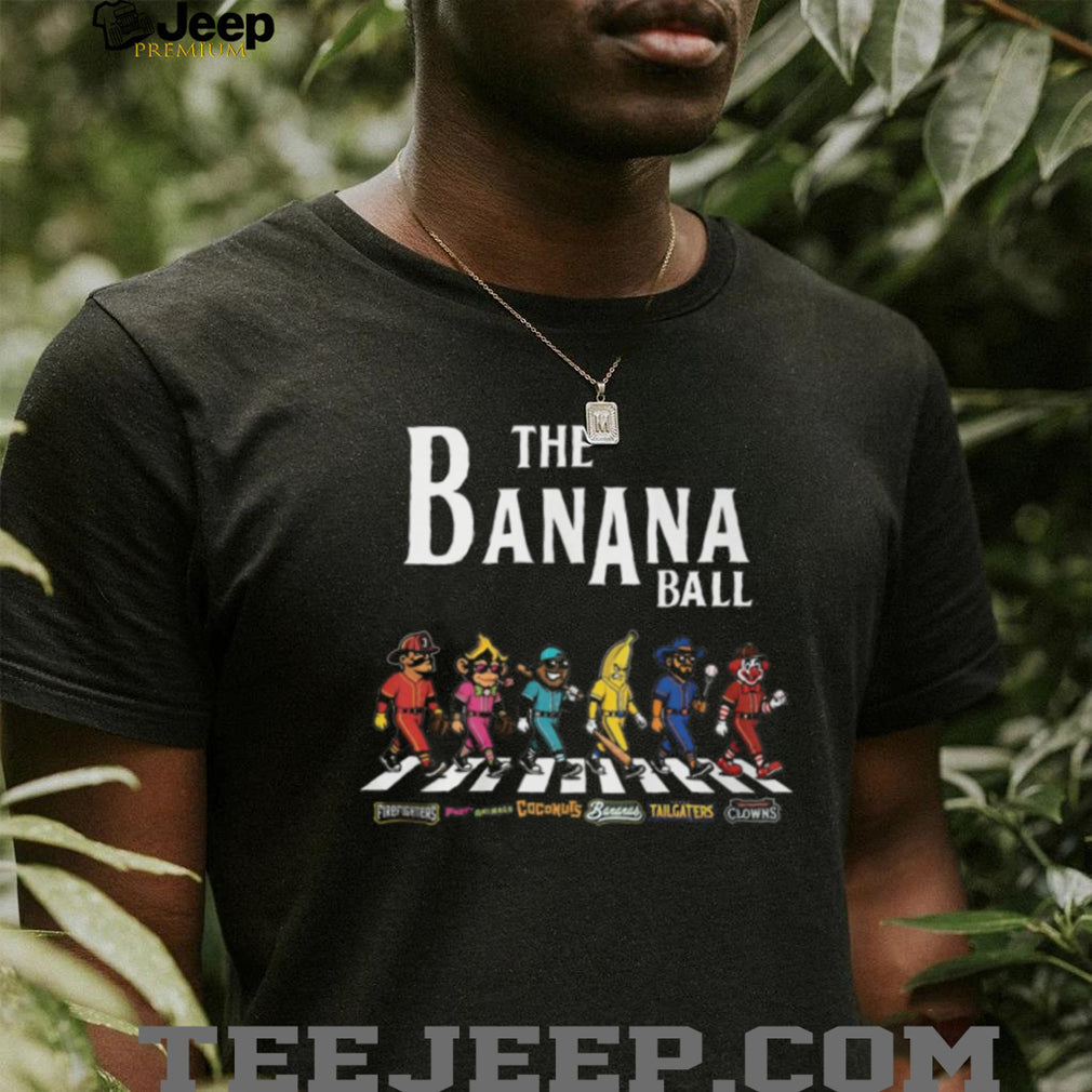 Banana Ball Abbey Road Parody Shirt All Teams Walking Graphic T Shirt