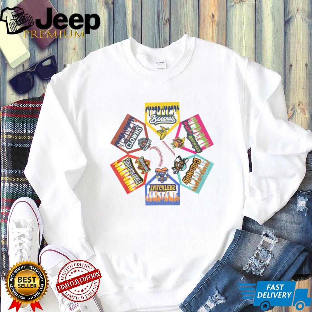 Banana Ball Championship League Multi Team Logo Graphic T Shirt