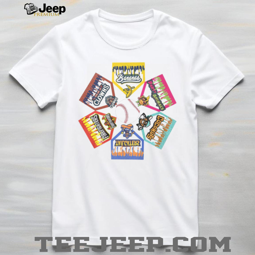 Banana Ball Championship League Multi Team Logo Graphic T Shirt