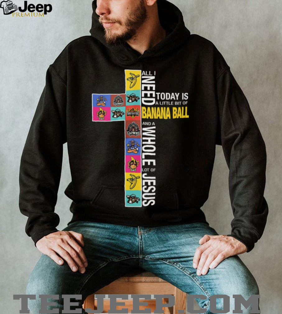 Banana Ball and a Whole Lot of Jesus Cross Logo T Shirt