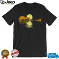 Banjo Landscape Reflections Under Full Moon Music T Shirt