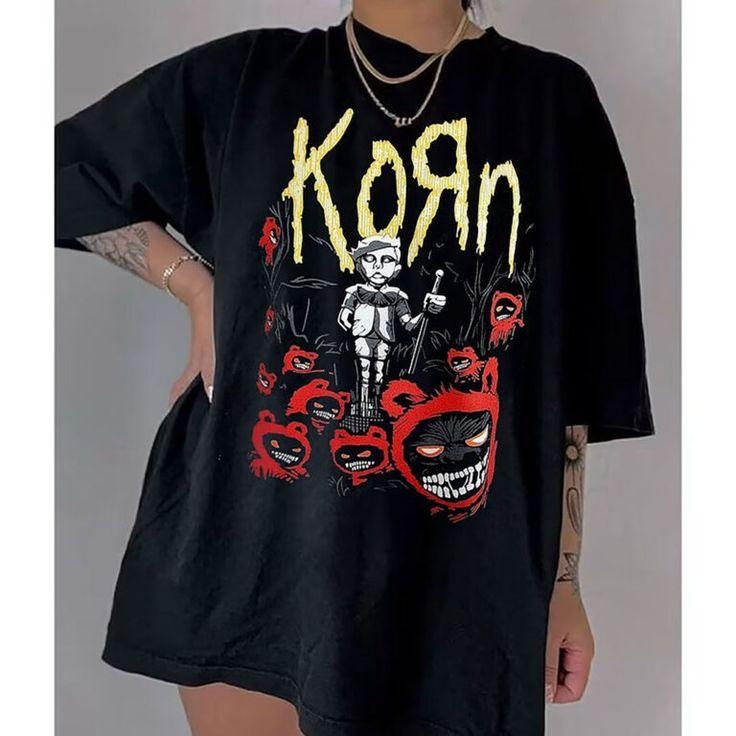 Banksabbott Shirts Korn Shirt, Korn Tour 2023 Shirt, Korn Band T-Shirt