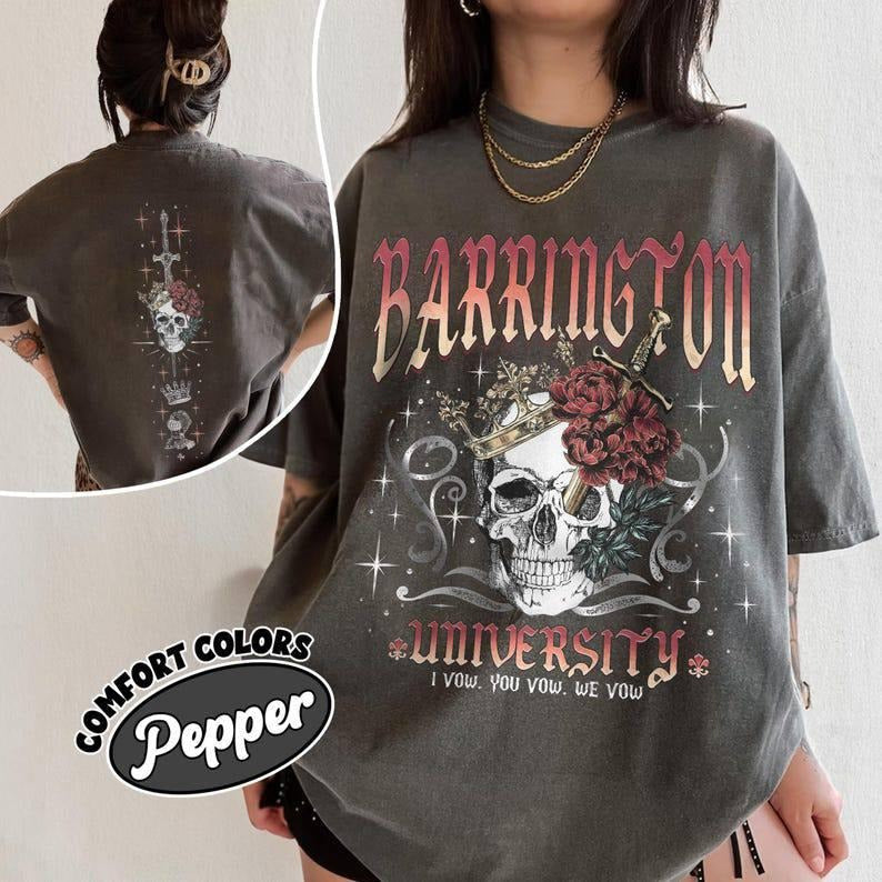 Barrington University The Ritual Merch Comfort Colors Shirt, Shantel Tessier Dark Romance, Smut Books TShirt, Ryat Archer, Book Lover Gift