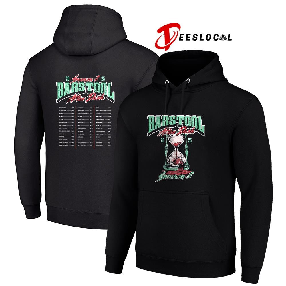 Barstool After Dark Season 2 cities dates graphic shirt