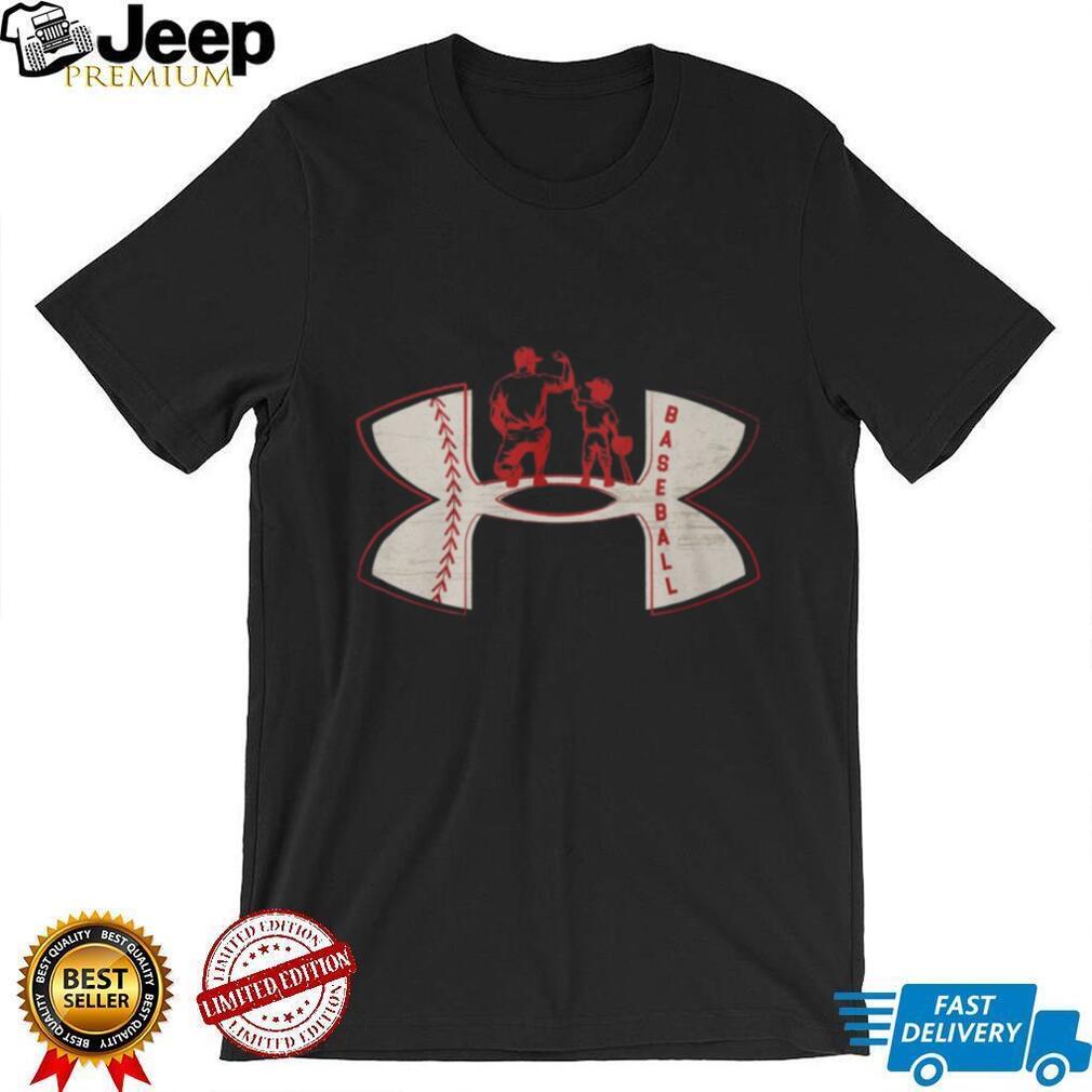 Baseball Dad and Son “Big Leagues” Sports Graphic T Shirt