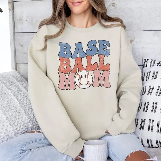 Baseball Mom Shirt, Mother's Day Gift, Sports Mama Sweater, Gift For Mama, Baseball Mom Shirt, Game Day Sweatshirt, Sports Mom sweatShirt