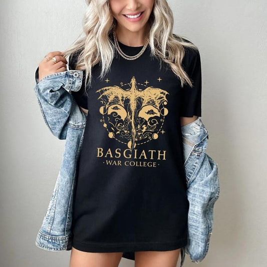 Basgiath War College Shirt, Fourth Wing Shirt, Dragon Rider Shirt, Violet Sorrengail, Xaden Riorson,  Onyx Storm Shirt,...