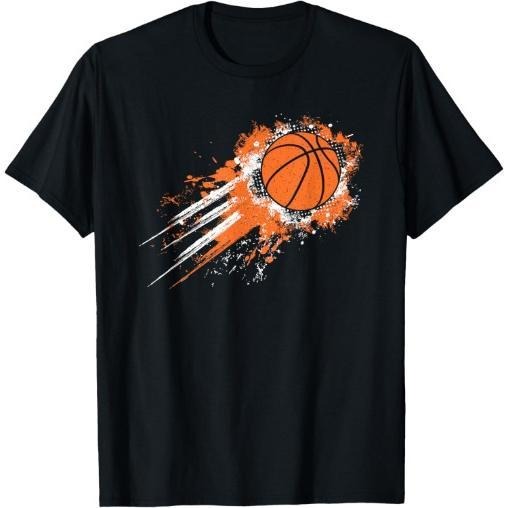 Basketball Player Vintage Basketball Lover Men Women Kids T-Shirt Made in USA