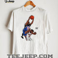 Basketball Poster Art Dunking Duel Graphic T Shirt