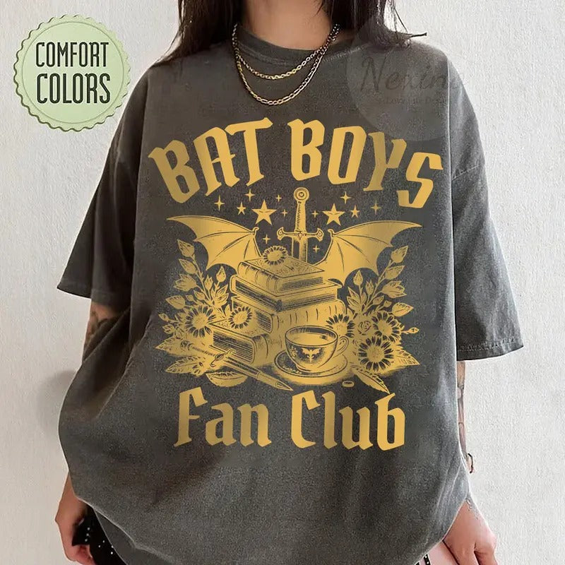 Bat Boys T-Shirt, Acotar Shirt, SJM Merch, The Night Court, Bat Boys Wings Shirt, Book Lover, Book Fandom Shirt, Bookish...