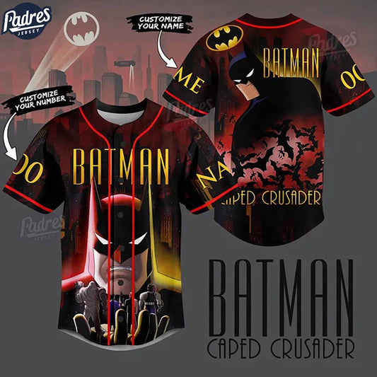 Batman Caped Crusader Custom Baseball Jersey Online - Padres Jersey Oasis: Elevate Your Baseball Style Game