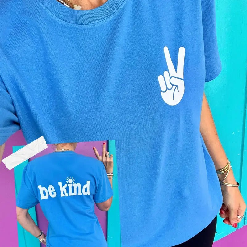Be Kind Blue Sky Tee