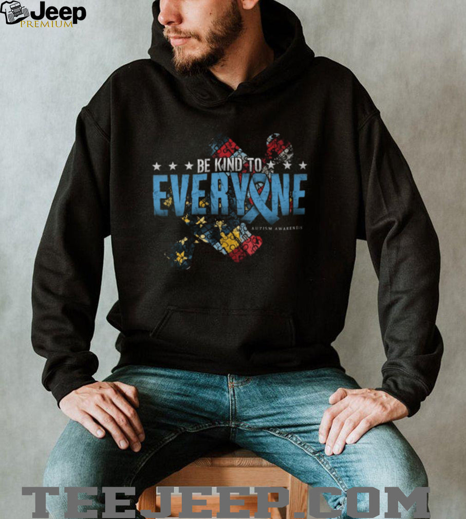 Be Kind To Everyone Autism Awareness Ribbon Puzzle Piece T Shirt