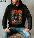 Bears Football Runs In My Blood Vintage Retro Sports Fan Apparel For Men Women Shirt
