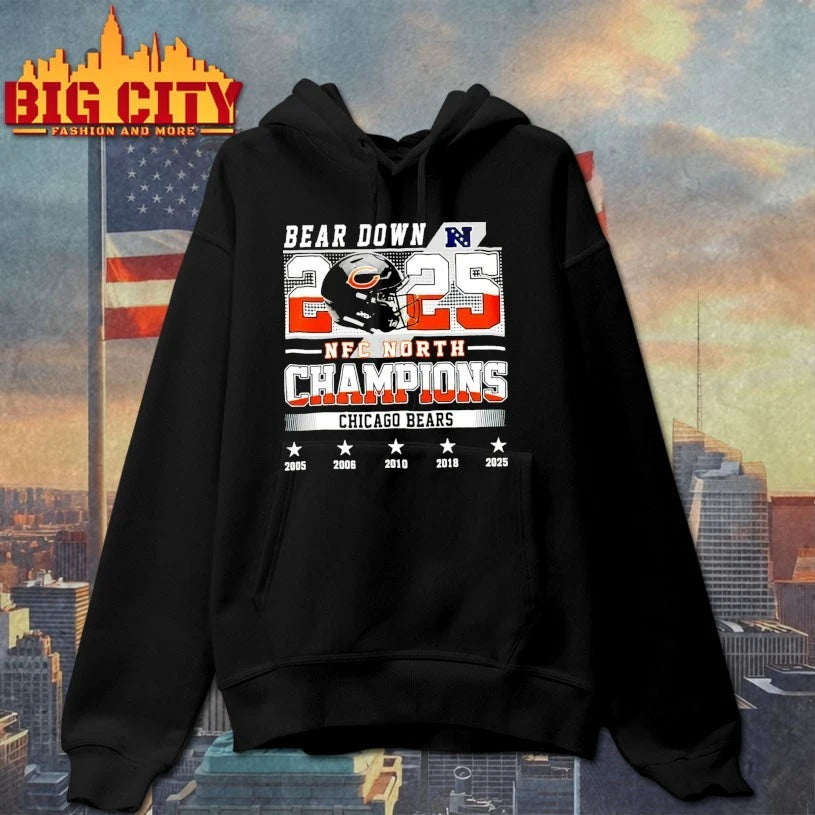Bears NFC North Champions Bear Down 2025 shirt