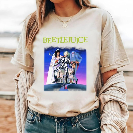 Beetlejuice 1988 Movie Shirt, Horror Beetlejuice Shirt, Beetlejuice Halloween Shirt Beetlejuice Shirt, Spooky Season Shirt, Unisex Short Sleeve Tee Shirt