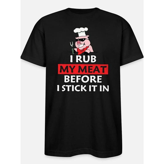 Before I persisted, I rubbed my flesh - funny men's short sleeve graphic T-shirt Made in USA