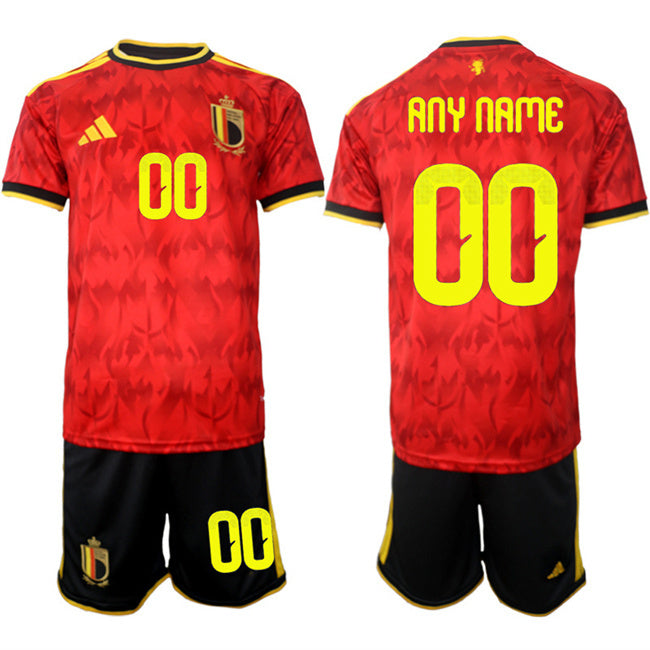 Belgium National Team Custom Red 2026 World Cup Home Soccer Jersey Suit
