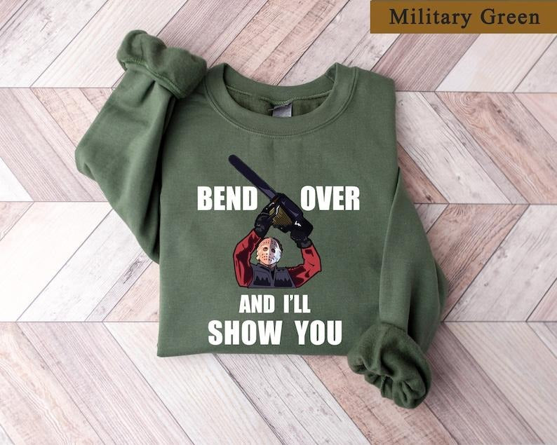 Bend Over and I'll Show You Shirt, Griswold Christmas Sweatshirt, Christmas Crewneck Sweater, Christmas Vacation Shirt,Funny Christmas Shirt