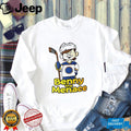 Benny the Menace Hockey Character T Shirt Funny Youth Hockey Graphic T Shirt Sports Fan Cartoon Mascot Shirt