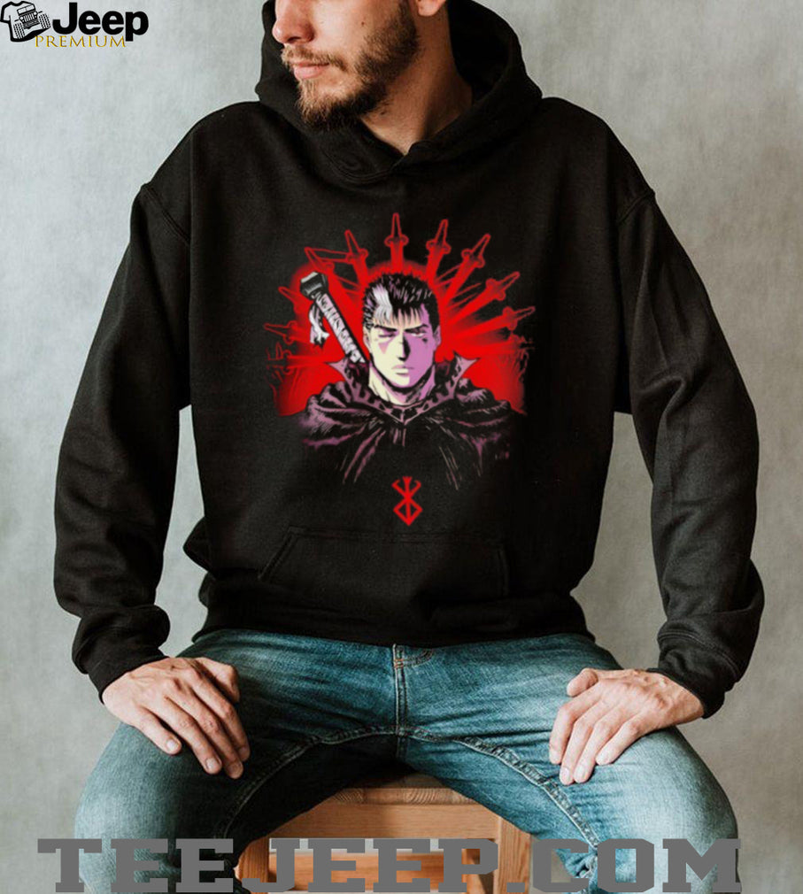 Berserk Guts Anime Brand of Sacrifice Red Sun T Shirt