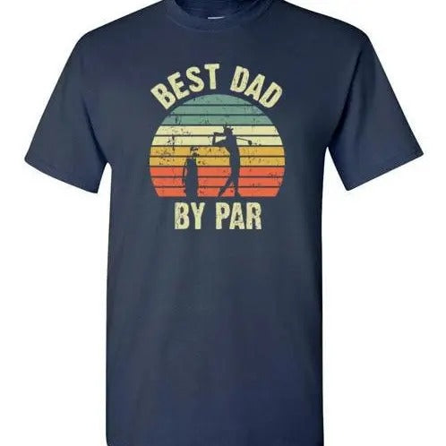 Best Dad By Par Vintage Sunset Golf Shirt For Men Christmas Birthday Father Father's Day Golfing Golfer Gift Idea From Daughter Son Wife  sweater and hoodie