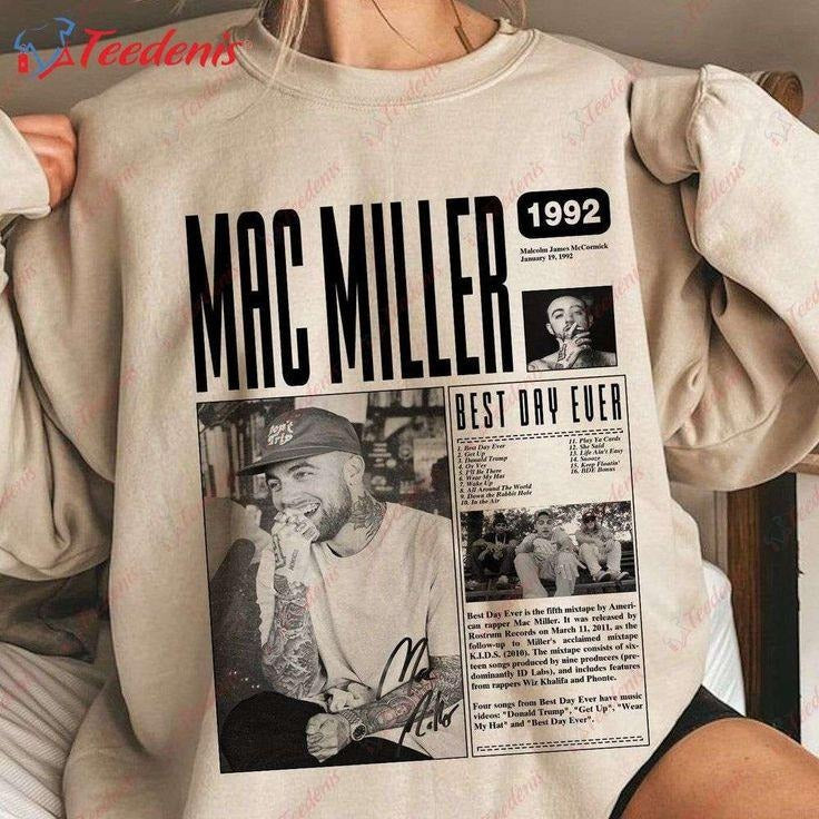 Best Day Ever Vintage Crewneck, Mac M Graphic Design