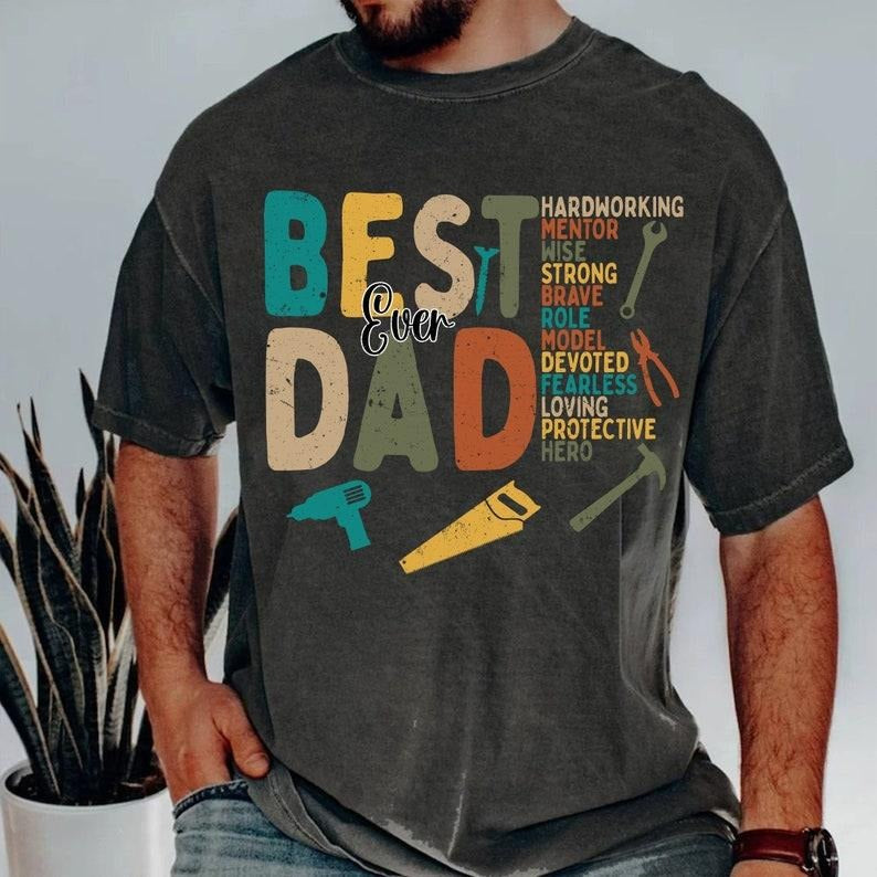 Best Ever Dad T Shirt Hoodie Sweater, He Is Dad , Funny Dad , Father's Day Gift, Bible Verse , Christian Dad , Fathers Day , Digital Download
