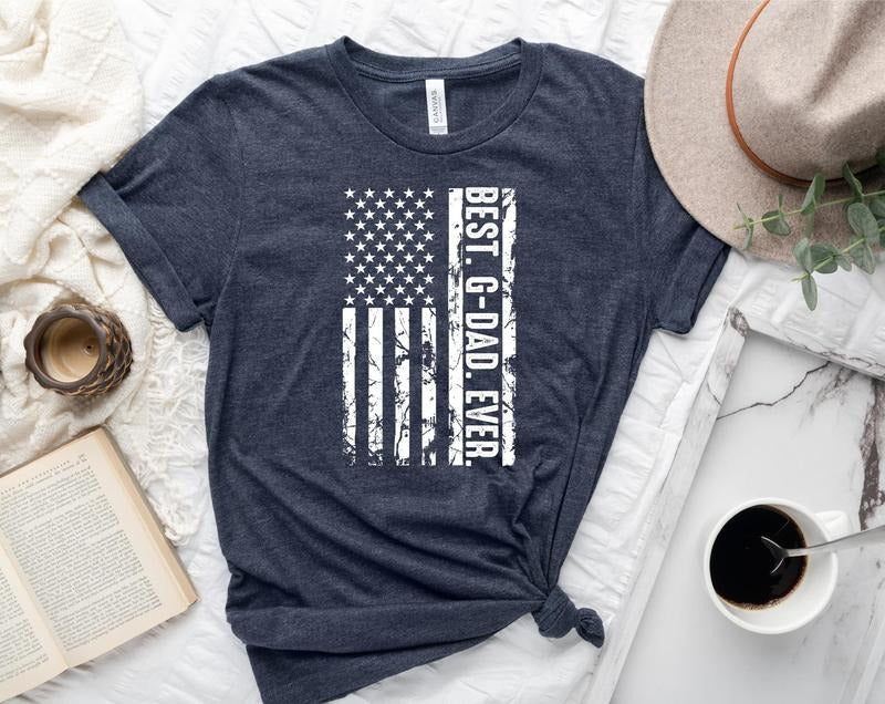 Best G-dad Ever Shirt Funny Dad T-shirt Personalized T-shirt Custom Dad Shirt TK43GN