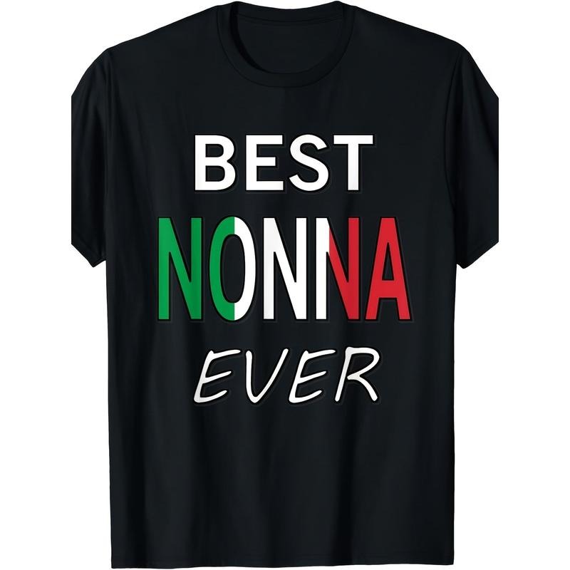 Best Nonna Ever T-Shirt Italian Pride Grandmother Gift T-Shirt Made in USA Hoodie, Sweatshirt | WearSparks.com