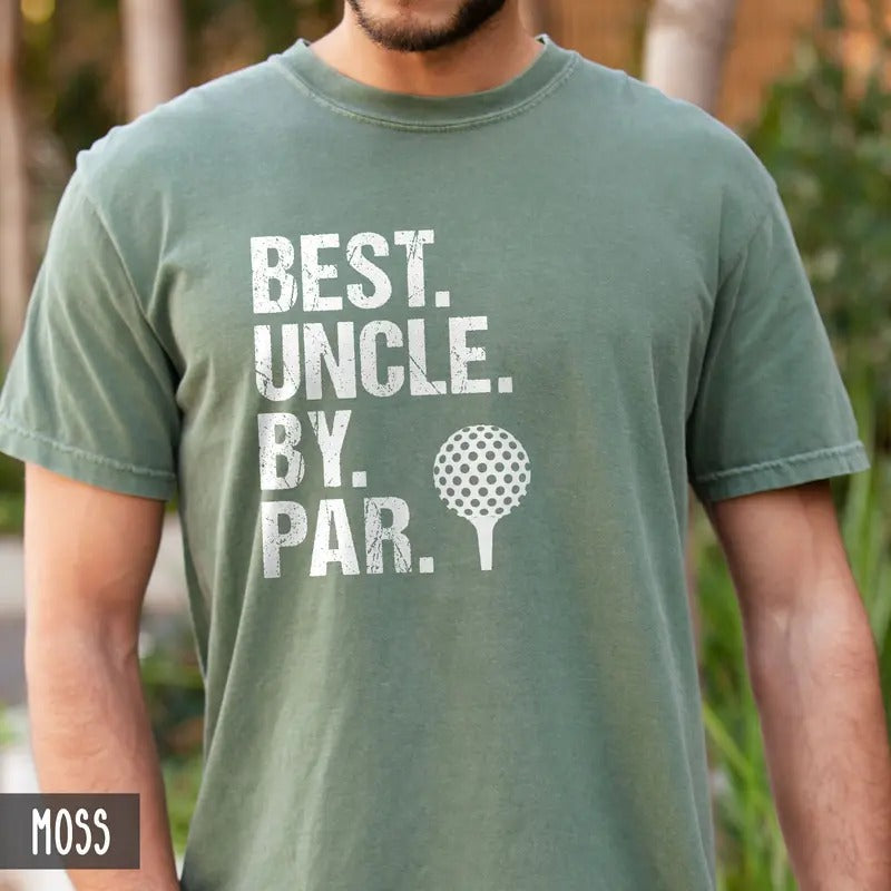 Best Uncle By Par Funny Golf Gift For Uncle New Baby Announcement Uncle Birthday Or Christmas Cool Uncle Golf Lover  sweater and hoodie