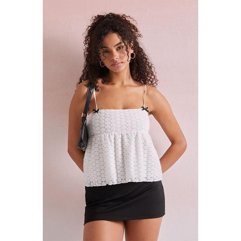 Beverly and Beck Women's Carrie Floral Peplum Tank Top