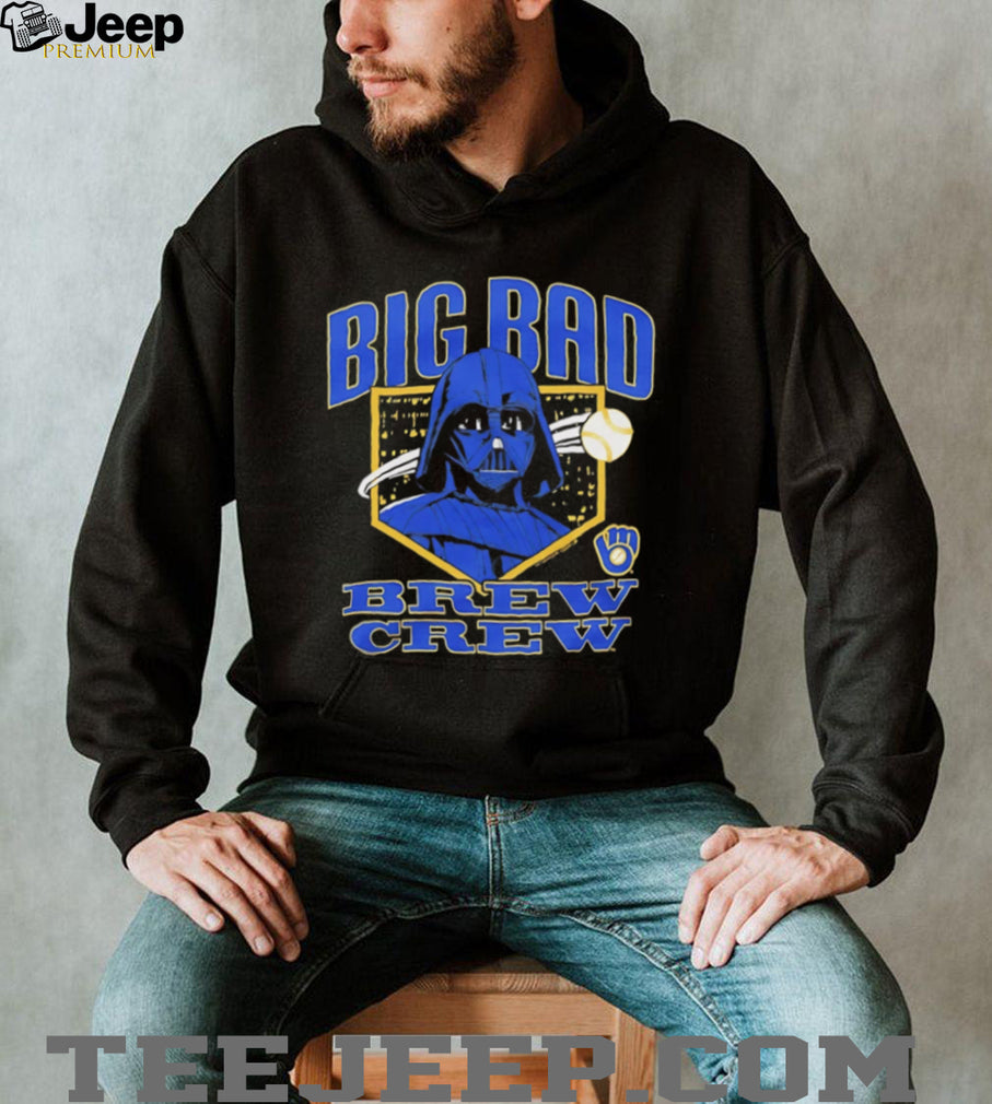 Big Bad Brew Crew Milwaukee Baseball Darth Vader Mashup T Shirt